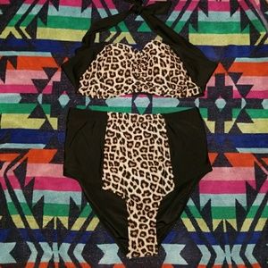 Forever 21 High waisted Swim Set